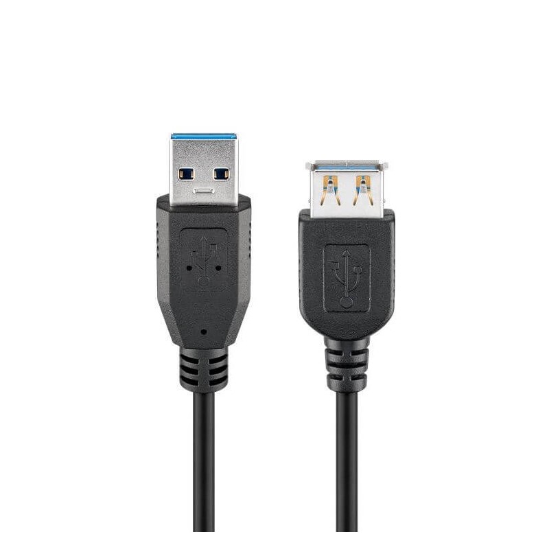 stam Wrijven uitgehongerd USB 3.0 verlengkabel | USB A | Kies je lengte | Goedekabels.nl