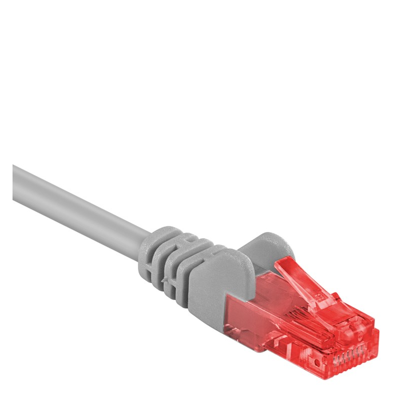 duurzame grondstof douche Boos Grijze Cat 6 UTP kabel - Kies je lengte tussen 0.25 en 25 meter